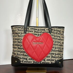 Juicy Couture Black and light brown Women's purse.